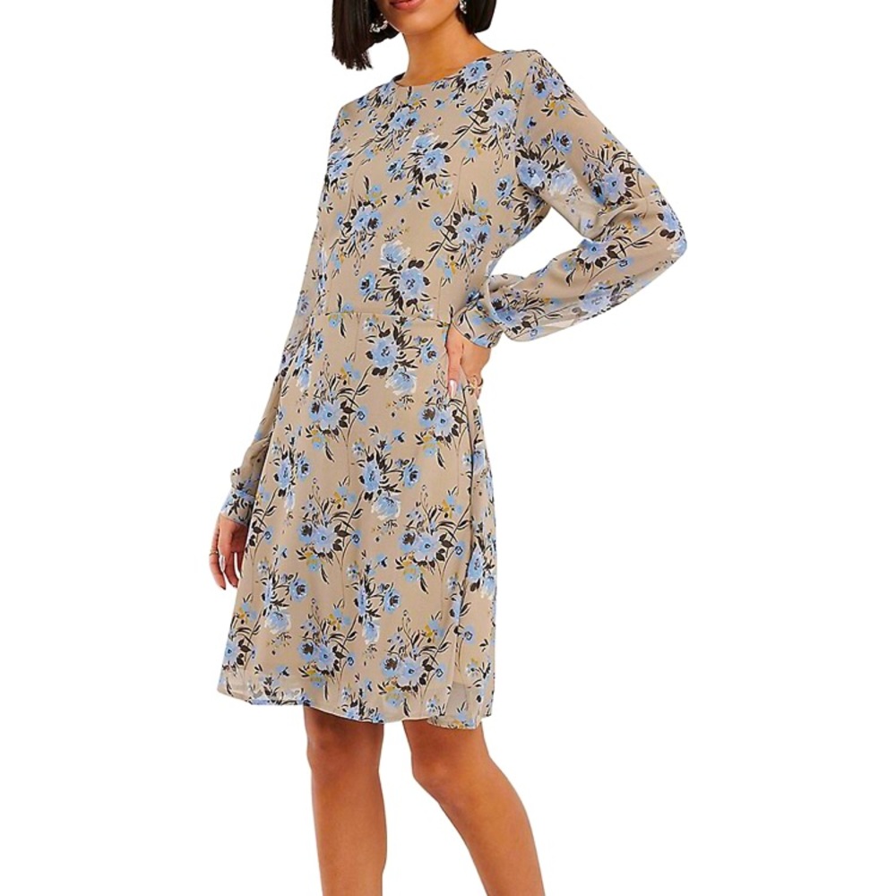 NA-KD Flattering Gorgeous Chiffon Dress w/ Cutout Back Size 8
